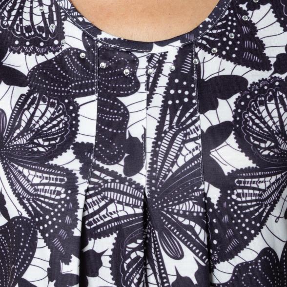BRILLIANTSHIRTS Damen-Longshirt Schmetterlinge 36/38 - 113982900001 - 3 - 588px