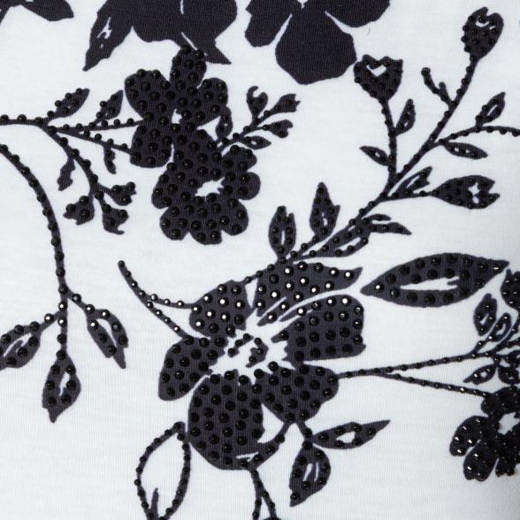 BRILLIANTSHIRTS Damen-Shirt Blumenverlauf 36/38 - 113983200001 - 3 - 588px