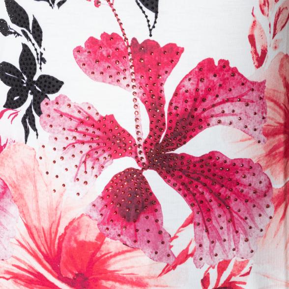 BRILLIANTSHIRTS Damen-Shirt pinke Blüten 36/38 - 113983600001 - 3 - 588px