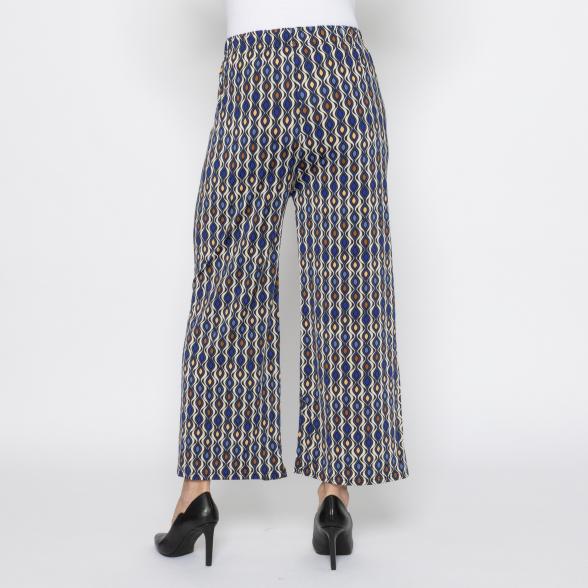 FASHION NEWS Damen-Hose Grafik navy/multicolor M/L - 38/40 - 114018800001 - 3 - 588px