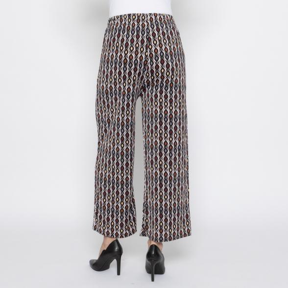 FASHION NEWS Damen-Hose Grafik schwarz/multicolor M/L - 38/40 - 114019000001 - 3 - 588px