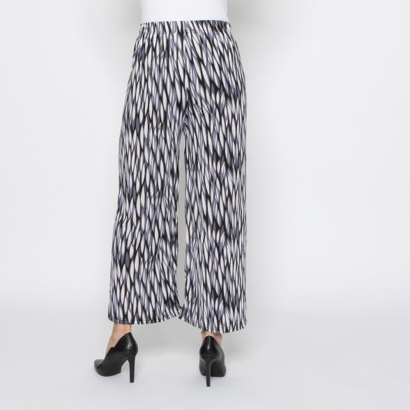 FASHION NEWS Damen-Hose Blätter grau/multicolor M/L - 38/40 - 114019800001 - 3 - 588px