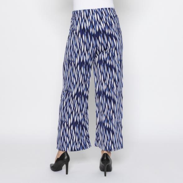 FASHION NEWS Damen-Hose Blätter blau/multicolor M/L - 38/40 - 114020000001 - 3 - 588px