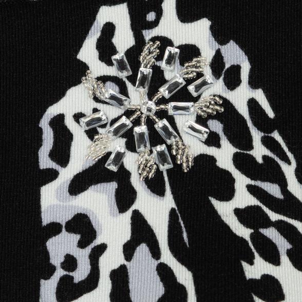 MILANO Design Damen-Pullover schwarz/offwhite 36/38 - 114096100001 - 3 - 588px