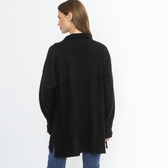 100% KASCHMIR Jacke Schalkragen schwarz 50/52 - 114106800005 - 3 - 588px