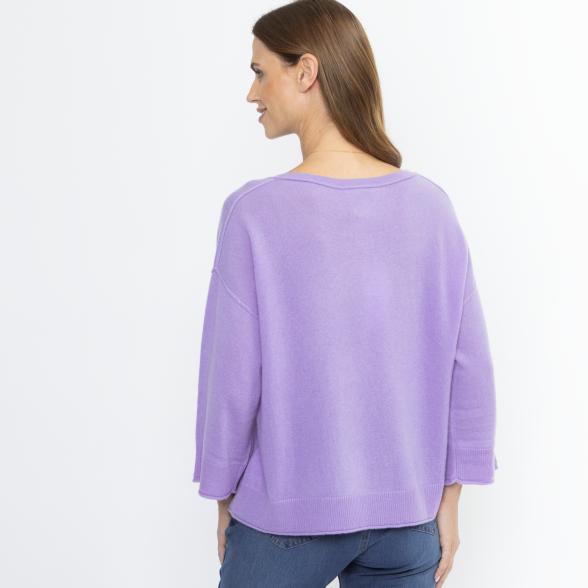 100% KASCHMIR Pullover flieder 50/52 - 114109200005 - 3 - 588px