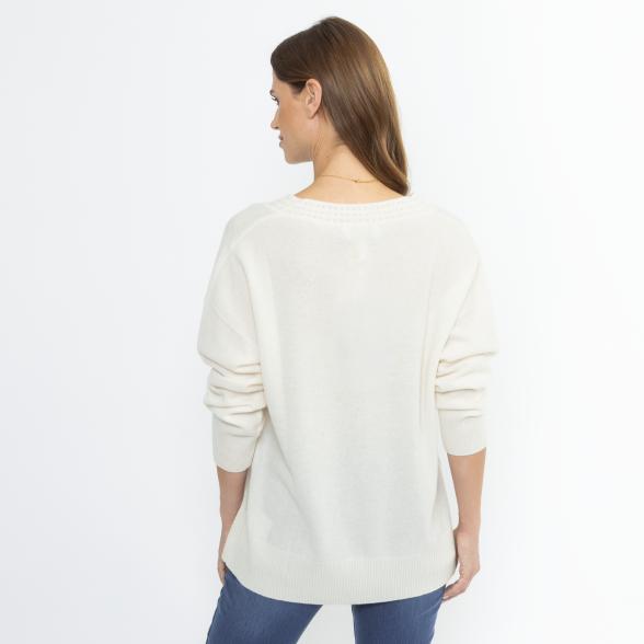 100% KASCHMIR Pullover offwhite 50/52 - 114109800005 - 3 - 588px
