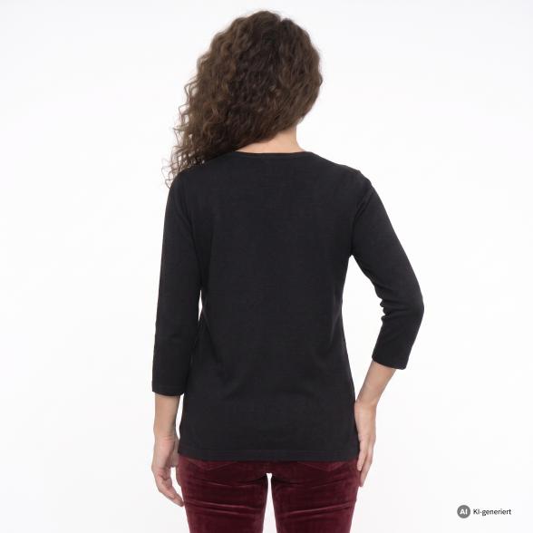 mocca by J. Leibfried Strickshirt schwarz 36/38 - 114125200001 - 3 - 588px