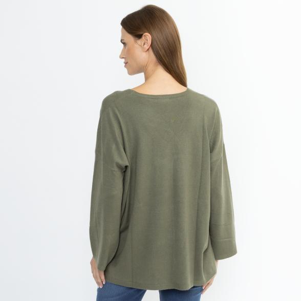 CHRISTIAN MATERNE Damen-Pullover oliv 36/38 - 114140900001 - 3 - 588px