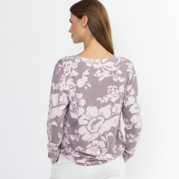 CHRISTIAN MATERNE Damen-Pullover berry/offwhite 36/38 - 114141300001 - 3 - 588px