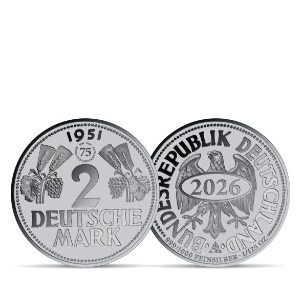 10er Set: Neuprägungen der DM-Münzen Silber - 114146300000 - 3 - 588px