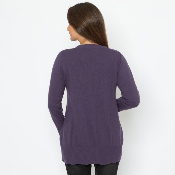 TRENDS by J. Leibfried Longcardigan violett 52/54 - 114220900005 - 3 - 588px