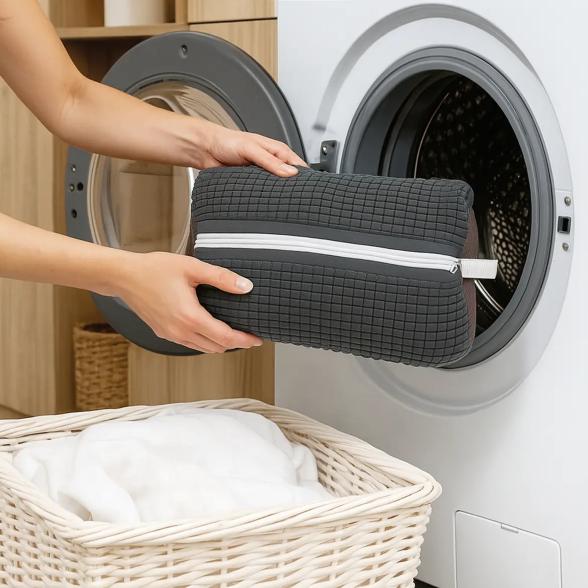 CLEANmaxx Schuhwaschbeutel 39cm grau - 114245100000 - 3 - 588px