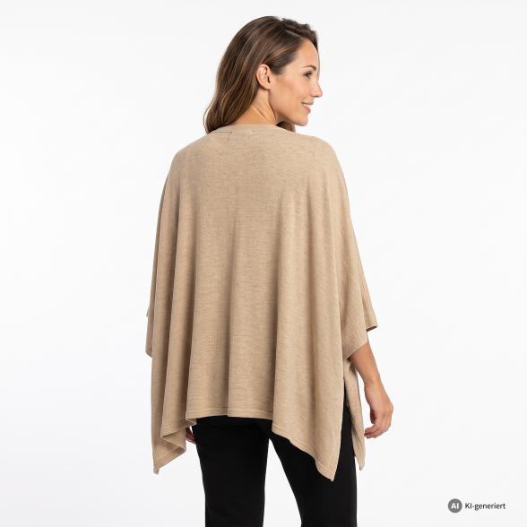 TRENDS by J. Leibfried Strickponcho beige - 114248600000 - 3 - 588px