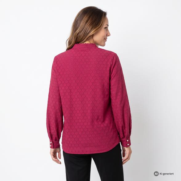 TRENDS by J. Leibfried Spitzenbluse beere 36/38 - 114249500001 - 3 - 588px