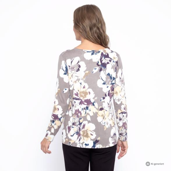 CHRISTIAN MATERNE Damen-Pullover Blumen multicolor 52/54 - 114257800005 - 3 - 588px