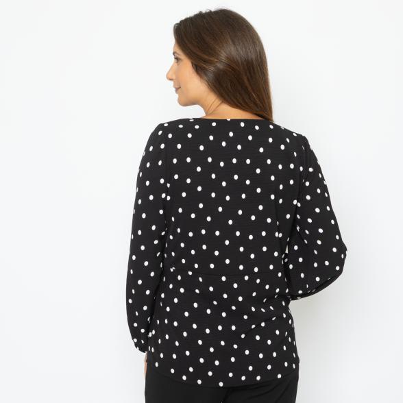 Kernig by Sarah Kern Blusenshirt schwarz/weiß 36/38 - 114354300001 - 3 - 588px
