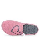 mediform Damenhausschuh rosa mit Herz 36 - 114093600001 - 3 - 140px