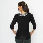 MILANO Design Damen-Pullover schwarz/offwhite 36/38 - 114096100001 - 3 - 140px