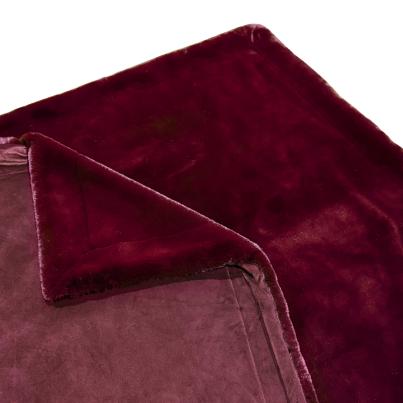 Felldecke Deluxe 150x200cm bordeaux