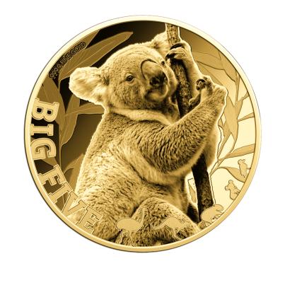 5er Set Goldmünzen "Big 5 of Australia"