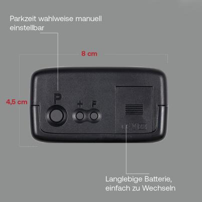 Kompakte Elektronische Parkscheibe STVO