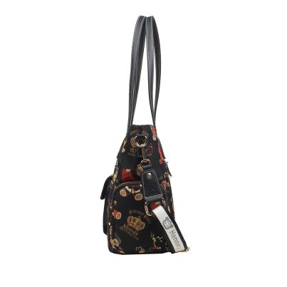 Henney Bear Schultertasche schwarz/multicolor