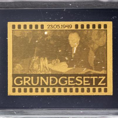 10er Set Goldbarren "75 Jahre BRD", je 1/1000 oz.