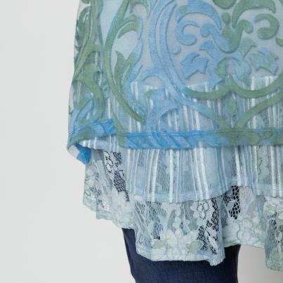 TRENDS by J. Leibfried Shirt oliv/hellblau