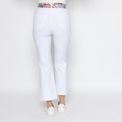 Zauberhose 'Miracle Shape' Bootcut weiß
