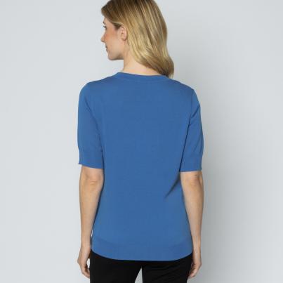 Christian Materne Damen-Strickpullover blau