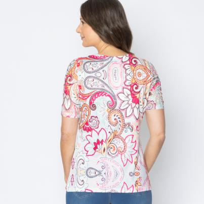 BRILLIANTSHIRTS Damen-Shirt Paisley