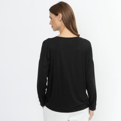 CHRISTIAN MATERNE Damen-Shirt schwarz