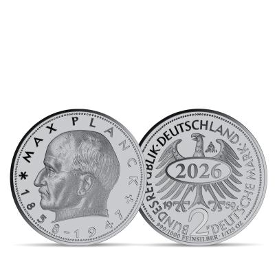 10er Set: Neuprägungen der DM-Münzen Silber