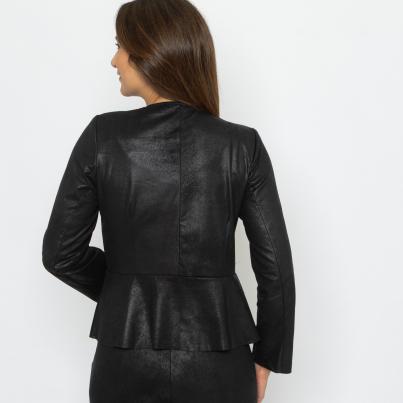 Signature Coll. by H. S. Kunstlederjacke schwarz