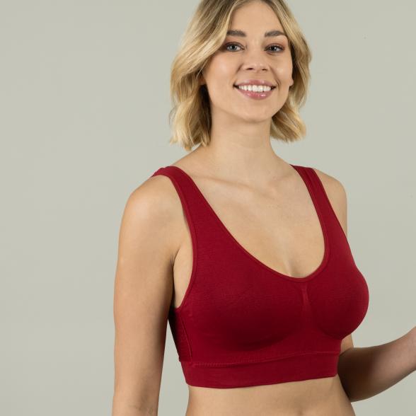 COSY COMFORT 2er Pack Bustier bordeaux/schwarz - 105733000000 - 4 - 588px