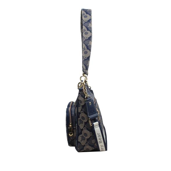 Henney Bear Schultertasche blau/beige - 112782800000 - 4 - 588px