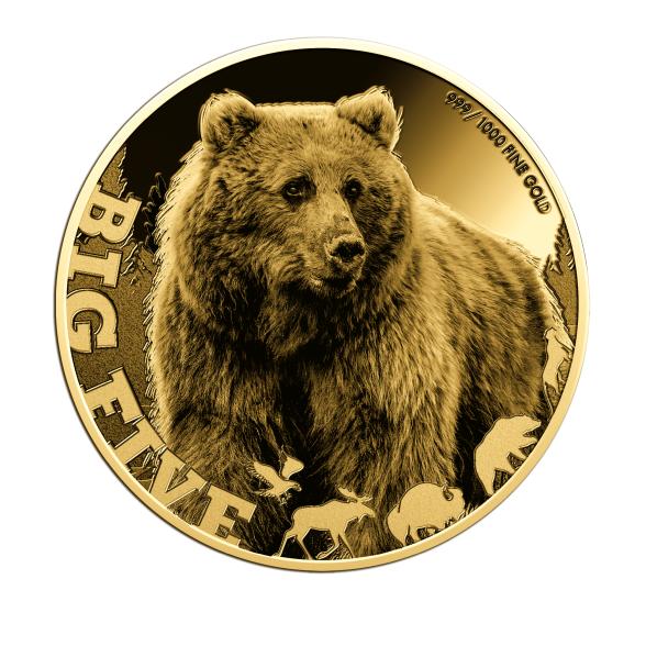 5er Set Goldmünzen "Big 5 of America" - 113362500000 - 4 - 588px