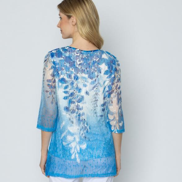 CHRISTIAN MATERNE Damen-Longshirt multicolor 52/54 - 113756600005 - 4 - 588px