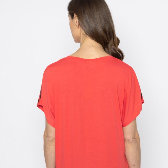 FASHION NEWS Damen-Shirt Katze rot M/L - 38-42 - 113980200001 - 4 - 588px