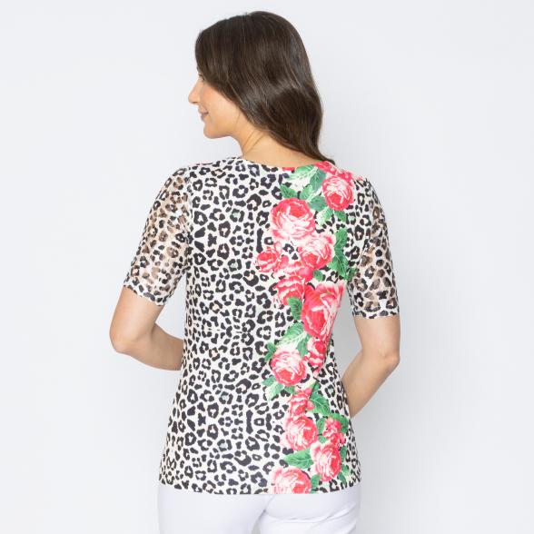 BRILLIANTSHIRTS Damen-Shirt Leo and Roses 36/38 - 113981300001 - 4 - 588px