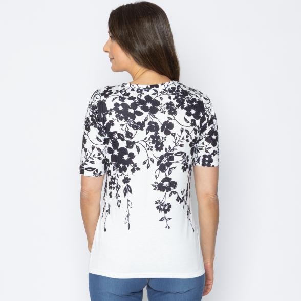 BRILLIANTSHIRTS Damen-Shirt Blumenverlauf 36/38 - 113983200001 - 4 - 588px