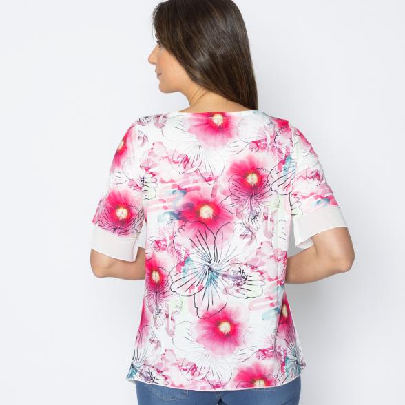 BRILLIANTSHIRTS Damen-Longshirt Blüten 36/38 - 113983500001 - 4 - 588px