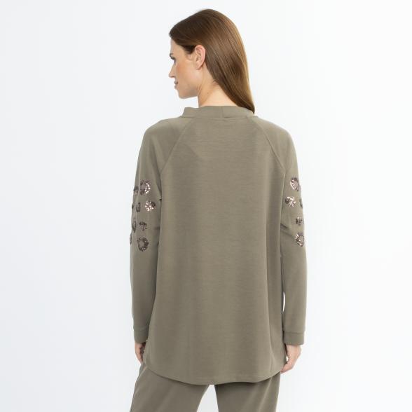 Lounge Collection by H. S. Sweatshirt khaki 52/54 - 114189600005 - 4 - 588px
