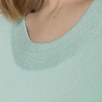 CHRISTIAN MATERNE 2er Set Pullover schwarz/mint