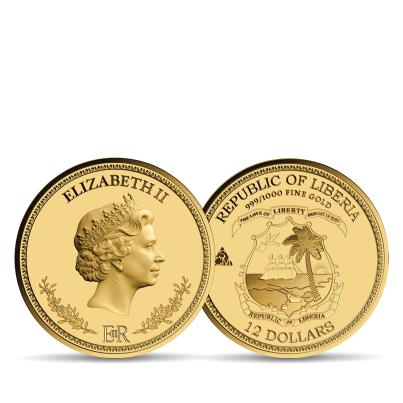 5er Set Goldmünzen "Queen Elizabeth II"