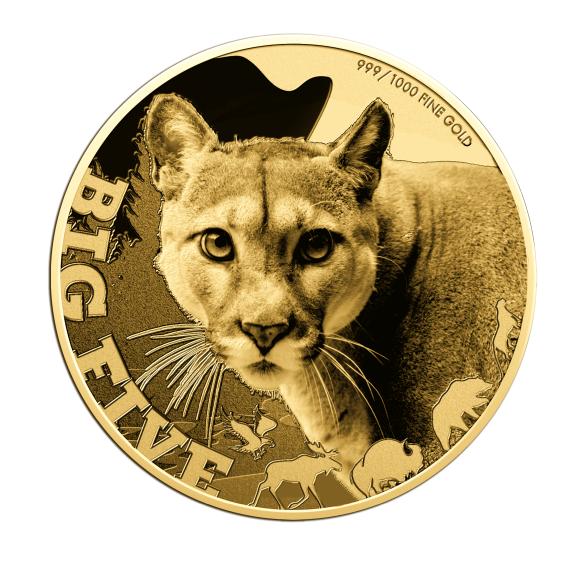 5er Set Goldmünzen "Big 5 of America" - 113362500000 - 5 - 588px