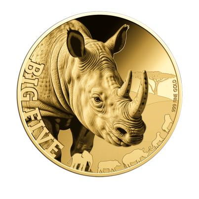 5er Set Goldmünzen "Africa Wildlife", je 1/200 oz.