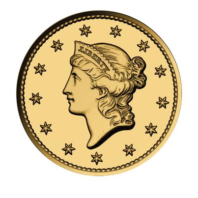 3 Goldmünzen "1 USD Komplett-Set-Kollketion"