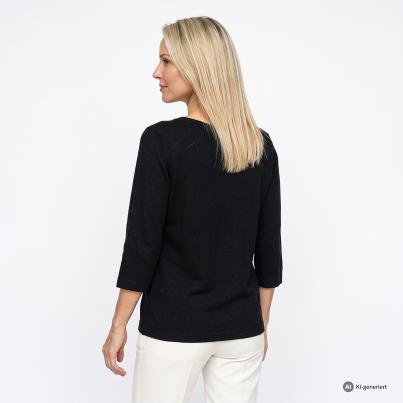 CHRISTIAN MATERNE 2er Set Pullover schwarz/petrol
